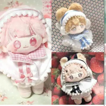 봉제 인형 의류 프티 폼폼 10cm 블루