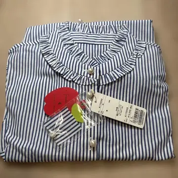 프랑슈리페 블라우스 펄 미착용 새상품 택 포함 M