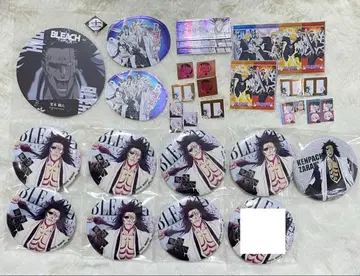 BLEACH 켄파치 굿즈 세트 캔뱃지 코스터 씰 스티커