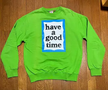 have a good time 맨투맨 M 그린