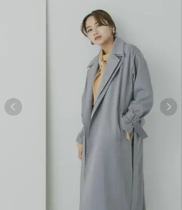 KBF 린넨 라이크 레이어드 코트