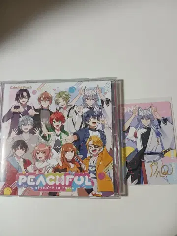 Colorful Peach PEACEFUL CD 사인 포함 카드 포함