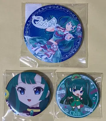 프리파라 캔뱃지 치리 3개