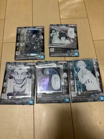 데스노트 제일복권 G상 아크릴 스탠드 야가미 라이토 L 니아 류크 5종