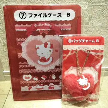 헬로키티 파일 케이스 & 백참 세트