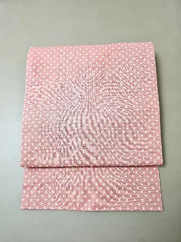 도트 무늬 목화 나고야 오비