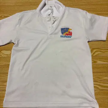 화이트 피케 셔츠 자수 2024 인터하이