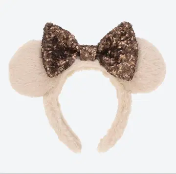 퍼와 스팽글 리본 머리띠