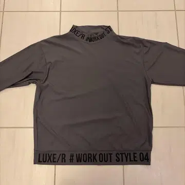 LUXE/R 그레이 트레이닝복 XL #WORKOUT STYLE 04