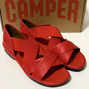 새상품 Camper Right Nina 캠퍼 샌들 레드