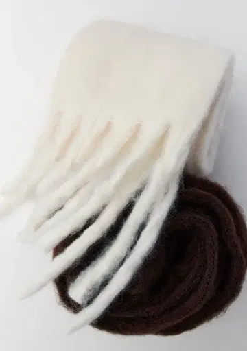 2025년 새상품 자라 여성용 프린지 스톨 머플러