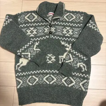 McGregor VINTAGE 루돌프 무늬 숄카라 니트/스웨터 M