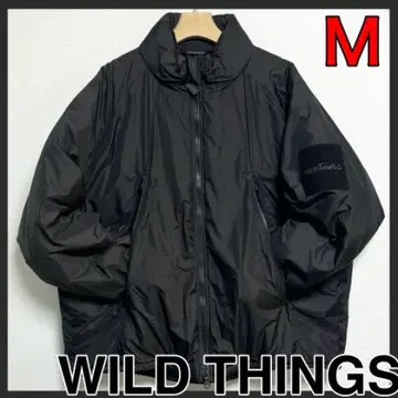 WILD THINGS 블랙 다운 자켓 M