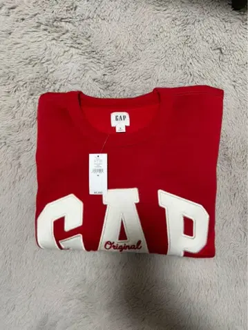 GAP 로고 트레이닝복 레드 M 사이즈