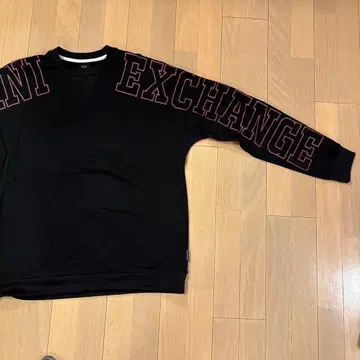 A|X ARMANI EXCHANGE 블랙 트레이닝복