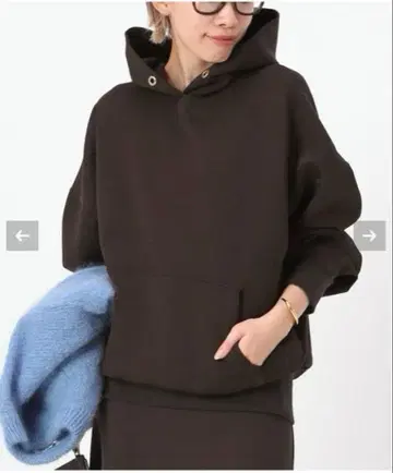 EVERYDAY I LIKE. 오버사이즈 후디/브라운