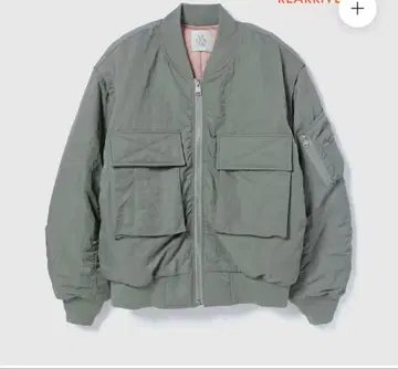 MA-1 스타일 그레이 자켓