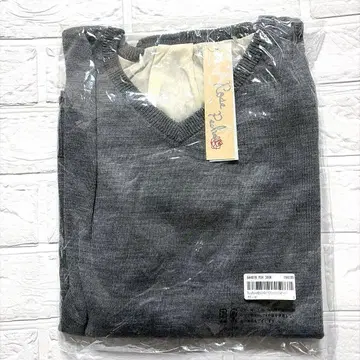 로즈페슈 소매 컨셔스 백 슬릿 니트 풀오버 긴팔