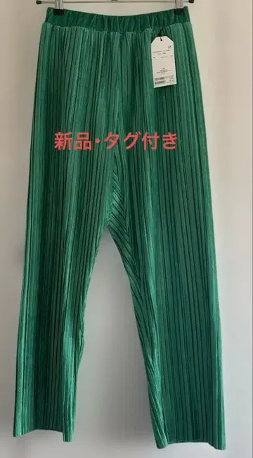 CIAOPANIC TYPY 벨로아 플리츠 팬츠 미사용 새상품