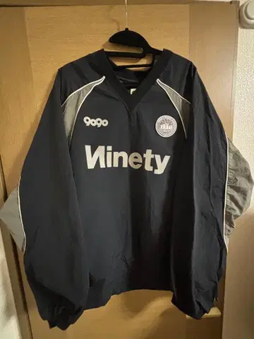 Ninety 9090 블랙 나일론 풀오버