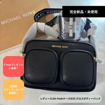 [ 새상품 미사용 ] MICHAEL KORS 에어팟 크로스 바디백