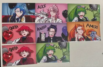 마계학원! 마피아 팝업 특전 명함 카드