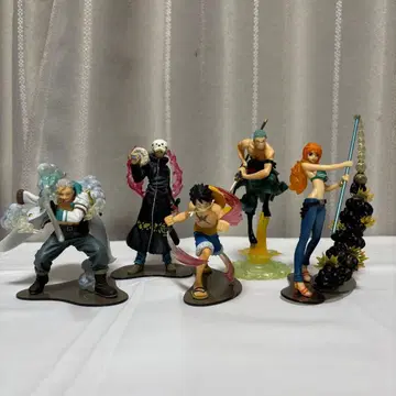 [상자 없음] 원피스 어택 모션즈 펑크 해저드 편 피규어 세트