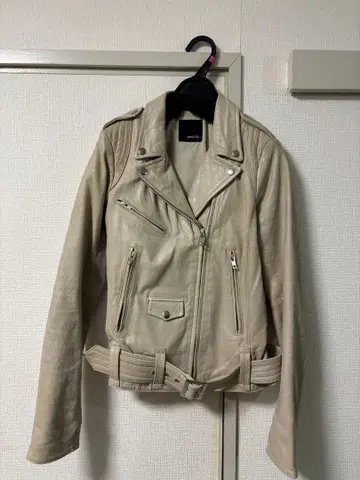 라이더 자켓 라이트 베이지