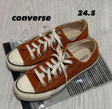 CONVERSE 코듀로이 오렌지 스니커즈 24.5
