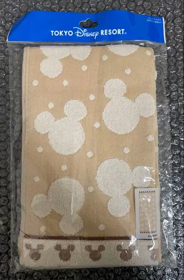 [ 미사용 새상품 ] 도쿄 디즈니 리조트 미키마우스 페이스 타월