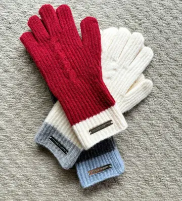 앨리슨 브라운 allison brown 장갑 홀리데이 사에코 빨간색