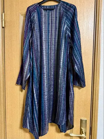 요건 레일 실크 긴팔 튜닉