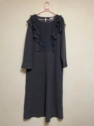 INGEBORG 프릴 원피스 11호 그레이