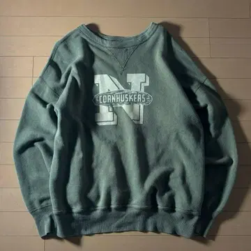 WAREHOUSE Lot401 맨투맨 양V 플로키 프린트 42