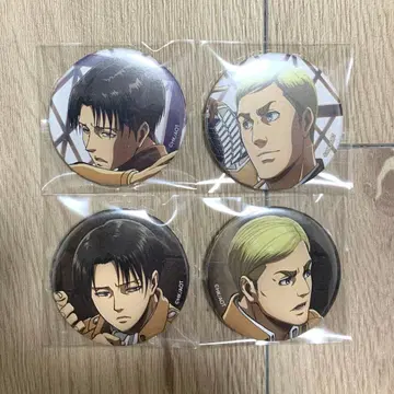 진격의 거인 무빅 캔뱃지 세트 리바이 엘빈 MOVIC