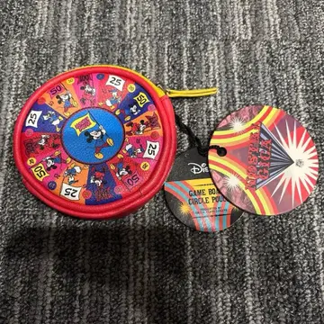 [ 미사용 새상품 ] Disney 게임 보드 서클 파우치