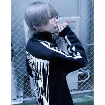 ililil 하이넥 오버 사이즈 트랙 자켓