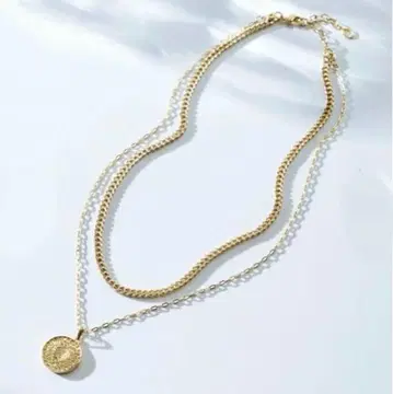 23구 2WAY 체인 코인 목걸이