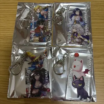 어나더 에덴 FF9 콜라보 아크릴 키링 4개 세트