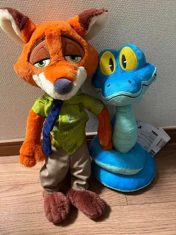 주토피아 닉 와일드 게리 봉제 인형 세트 주토피아2