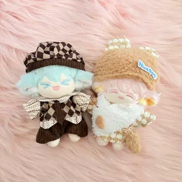 10cm 봉제 인형 의류 2벌 세트 봉제 인형 의류 무속성