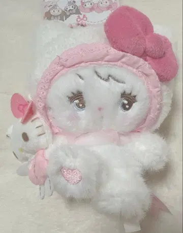 산리오 키티 mikko 무스 콜라보 마스코트 홀더 봉제 인형