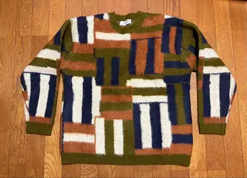 urbanresearch SONNY LABEL 기하학 패턴 니트 스웨터