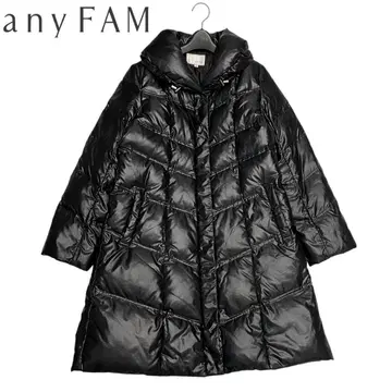 새상품급 anyFAM 애니팜 숄카라 여배우 옷깃 워셔블 다운 코트