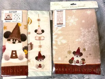 도쿄 디즈니 리조트 크리스마스 릴린린 미니 타월 페이스 타월