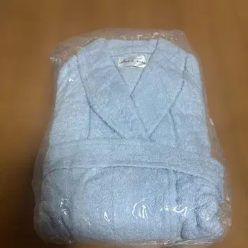 목욕 가운 라이트 블루 F