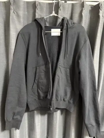 KAIKO 더블 지퍼 후드티 black size 2