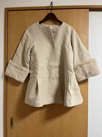 snidel 노카라 코트 베이지 프리 사이즈