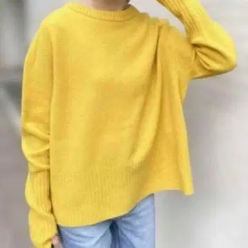 스픽 앤 스팬 롱 슬리브 풀오버 울 니트