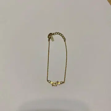 골드 꽃 모티브 팔찌